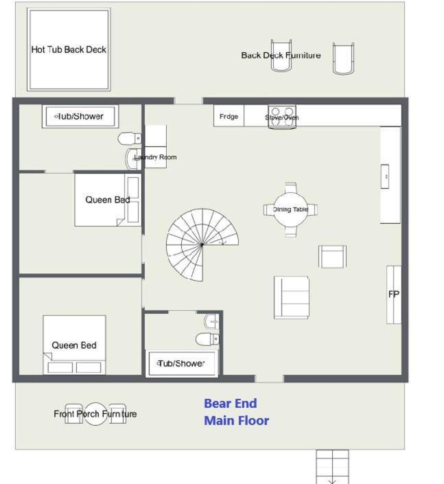 Bear End Villa Sevierville Room photo